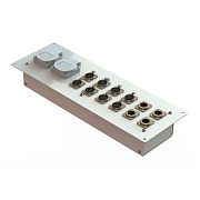 Коробка коммутационная встраиваемая CB B 02-8F-4M